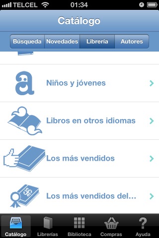 Librería Móvil screenshot 2