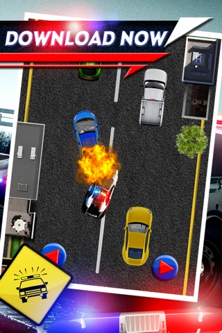 2D Fast Police Car Chase Game - Free Real Speed Driving Racing Games screenshot 3