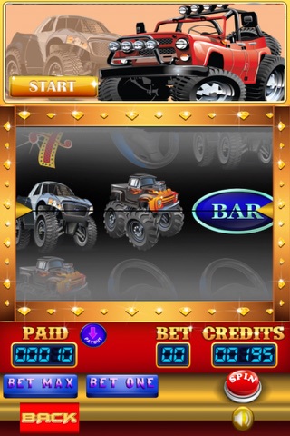 Monster Truck Slots - Offroad Las Vegas Destruction screenshot 2