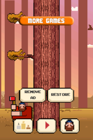Timber Logger Man Arcade - Chop the Tree screenshot 4