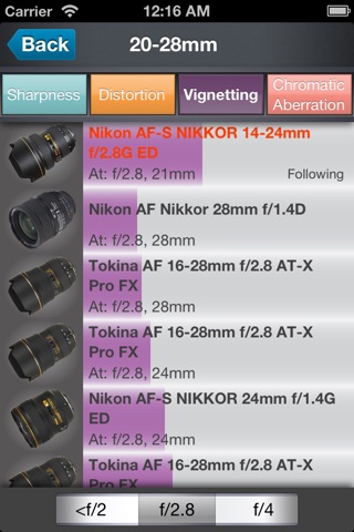 MyLens For Nikon F-mount screenshot 2