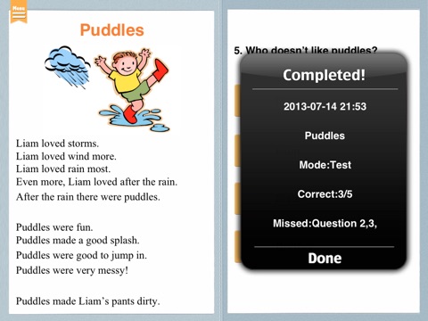 Grade 1 Reading Comprehension screenshot 4