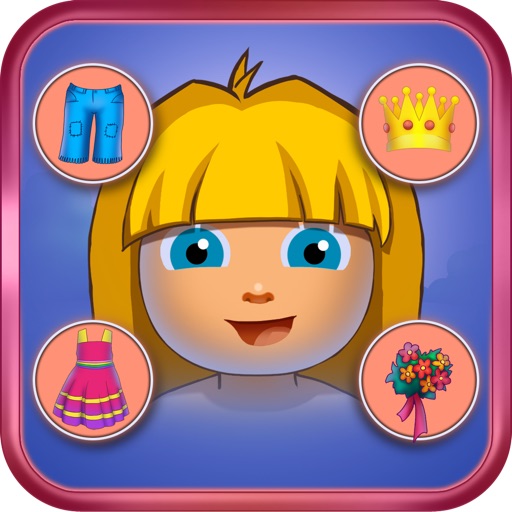 Little Girl Explorer and Funky Monkey - Free Kids Dressing Up Game icon
