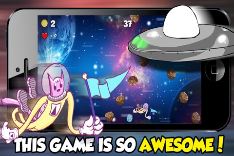 A Flappy Fish in Space - Doge the Asteroids! screenshot 2