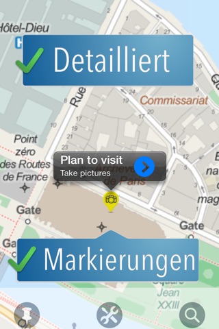 Paris Travelmapp screenshot 2