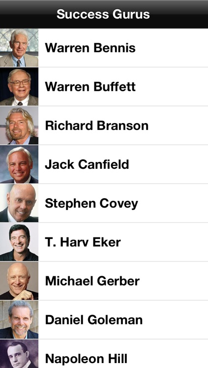 Success Gurus on Wealth Creation + Personal and Business Success