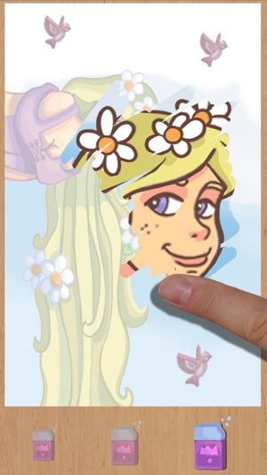 Pintar y descubrir a la princesa Rapunzel - Juego de niñas p(圖3)-速報App