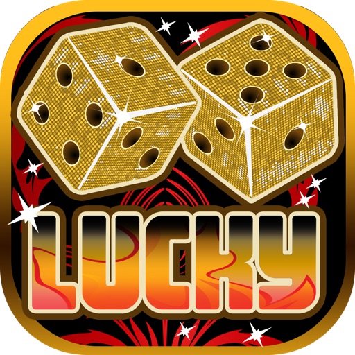 Amazing Lucky Dice Slots Casino - Blazing Red Slot Machine Jackpot Gambling Game Free icon