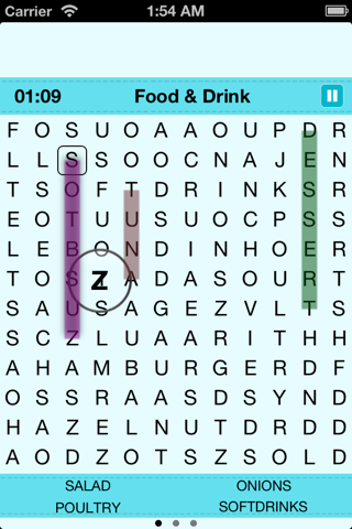Word Search + Razum Free Wordfind Puzzle screenshot 2