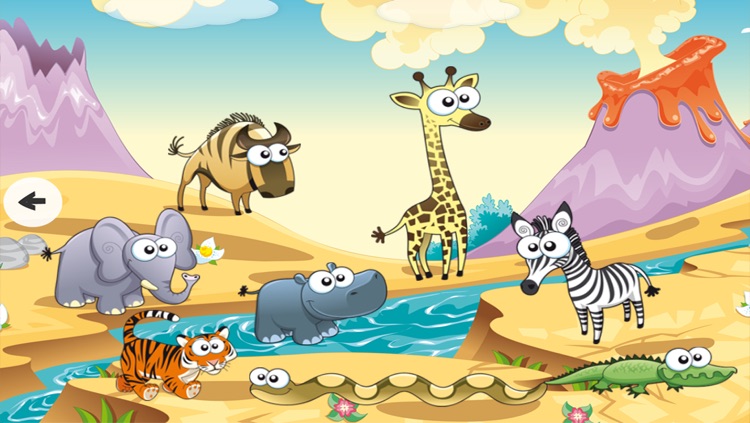 Savannah! Animal names learning game for babies, toddlers and children: See, hear and learn the name of wild animals