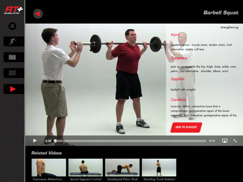Athletic Trainer Plus: Rehab –Videos for Injury Rehab screenshot 3