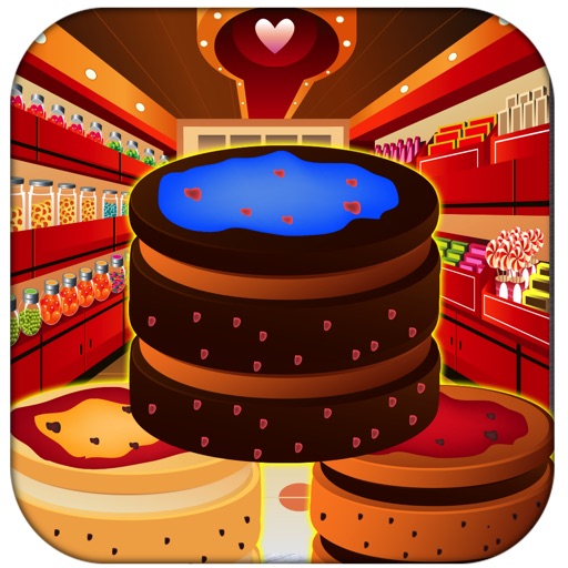 Jam Topped Cookie - Baked Treats Stacker iOS App