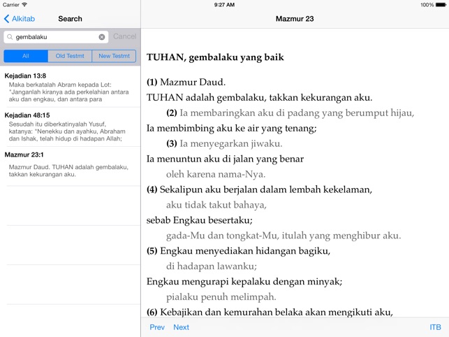 Alkitab for iPad(圖3)-速報App