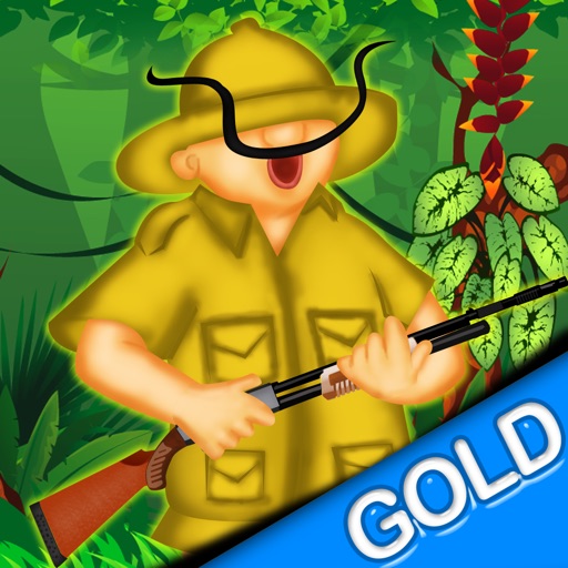 Forest Safari Tiger Hunting - The funny Hunter saving cute animals - Gold Edition icon