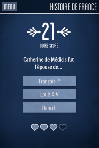 MEMO Quiz Histoire de France screenshot 3