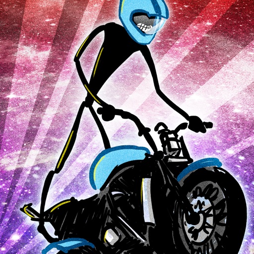 A Stickman Motorcycle Space Race - PRO Turbo Racing Edition icon
