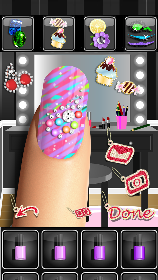 Glitter Nails™ Manicure Makeover Game for Girls Screenshot on iOS