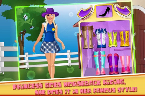 Girl DressUp-Princess goes horseriding screenshot 3