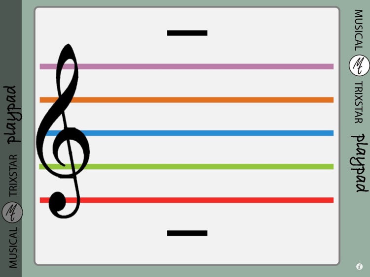 playpad pro. Music Theory Stave Instrument.