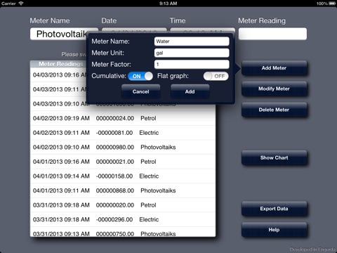 Home Statistics - Manage your consumptions screenshot 2