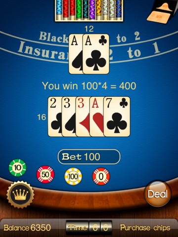 BlackJack-21 HD screenshot 2