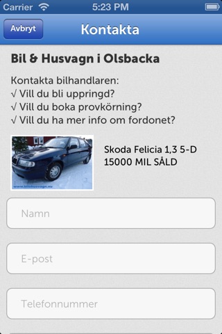 Bil & Husvagn i Olsbacka screenshot 4