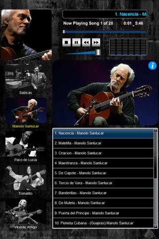 Masters of Flamenco  (5 Maestros over 100 Compositions) screenshot 2