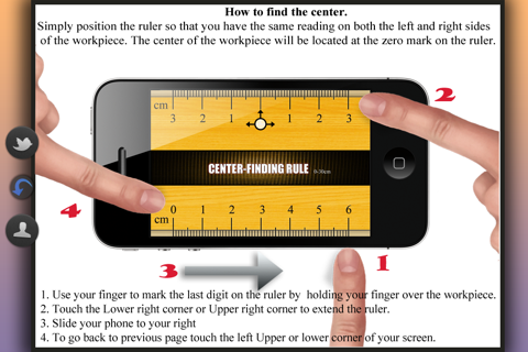 Center Finding Ruler screenshot 2