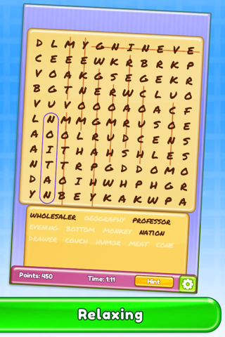 Word Search - The Best Word Game of SweetZ PuzzleBox screenshot 3