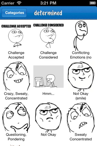 Emoji: Rage Faces screenshot 3