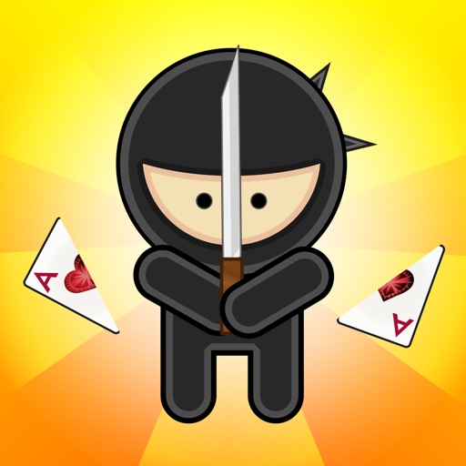 Vegas Ninja - Help The Ninja Heroes Slice and Cut Through A Blitz of Tiny Flying Cards! Icon