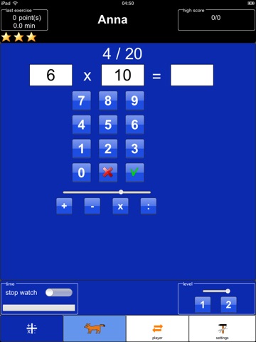 Math-Fox Free - Math Training for Kids screenshot 2