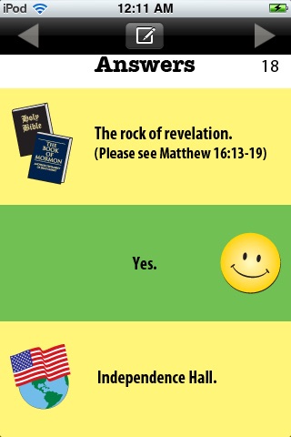 LDS Trivia Intellectual Fun screenshot 4