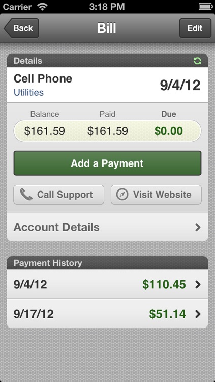 BillMinder - Bill Reminder and Organizer screenshot-3