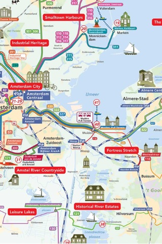Amsterdam Map offline- Pocket Netherland Holland Amsterdam Travel Guide with offline GVB Amsterdam Metro Map, Amsterdam Bus Routes Map, NS Trains, Amsterdam Maps, Amsterdam Street maps screenshot 4