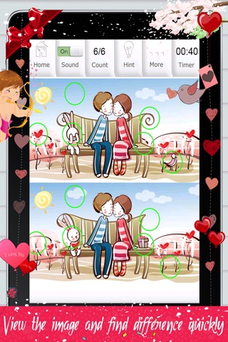 Valentine's Spot the Difference screenshot 3