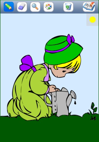 Livre de coloriages pour les petites filles - Pour iPhone et iPod screenshot 3