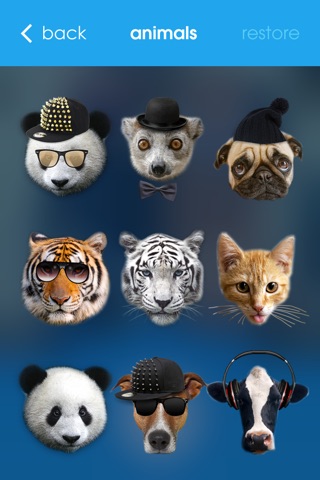 Meow - Animal Face Photo Editor Booth with Funny Animal Head Stickers like Panda, Tiger, Cow, Cats and Dogs screenshot 3