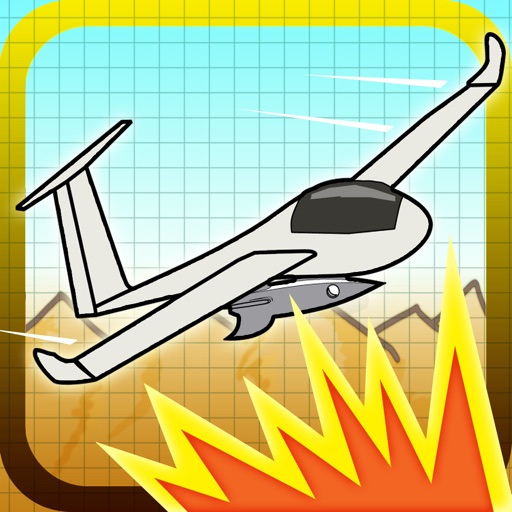 Air Doodle Jet Assault - Free Bomb Fighting Games for Fun Icon