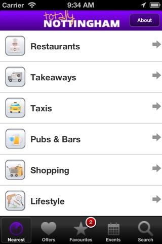 Totally Nottingham App screenshot 2
