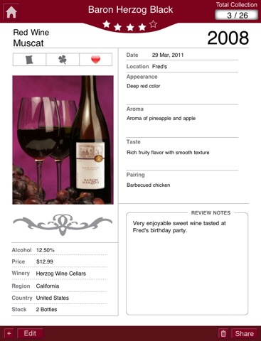 Wine Journal+ Professional Wine Log for Wine En... screenshot 4