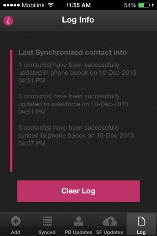 Contact Sync for Salesforce.com screenshot 4