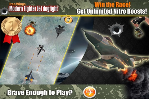 Iron Wings Pro - FREE Modern Fighter Jet dogfight Sim screenshot 3