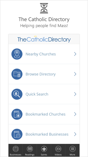 Catholic Mass Times Church Directory