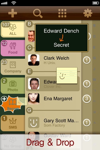 PowerContact (Contacts Group Management with Color & Icons) screenshot 3