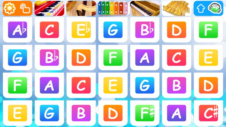 Baby Chords Full Featured: music instruments play fun game app with free lullaby karaoke songs and nursery rhymes on the sounds of the piano, harp, xylophone, celesta, and marimba for the care of preschool kids, babies and toddlers