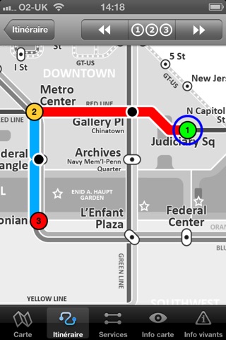 Washington Metro - Map and route planner by Zuti screenshot 4