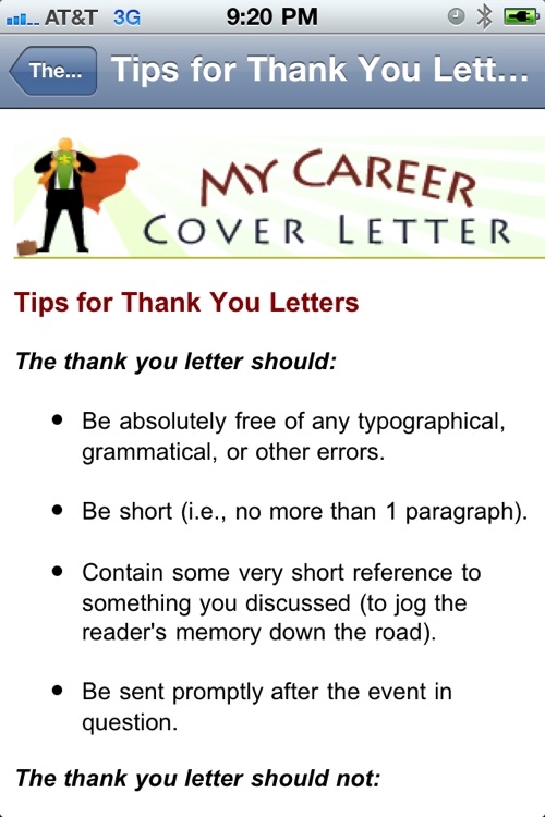My Cover Letter screenshot-3