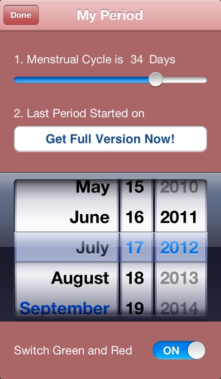Maybe Baby 2016 Lite - Fertility / Ovulation Diary, Period Tracker, Menstrual Calendar, Pregnancy & Gender Predictor screenshot-3