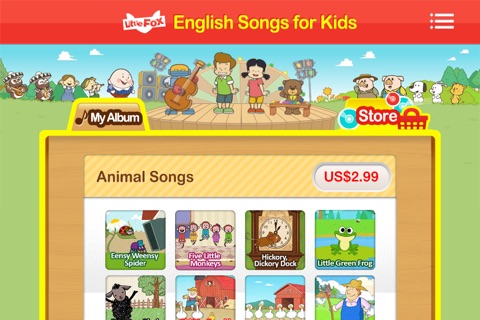 Little Fox English Songs for Kids screenshot 2